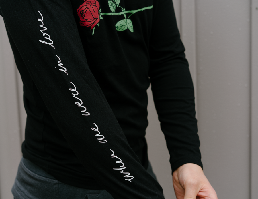 When We Were In Love Rose Long Sleeve Shirt