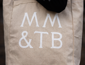 MM&TB Maroon Logo Pocket Tee